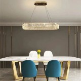 Candelabru LED cu Telecomanda Zimar 80W, Diametru 80cm Auriu ModernLight Concept