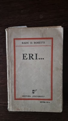 Radu Rosetti - Eri... foto