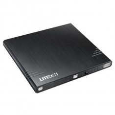 DVD-Writer extern USB, LiteOn, Super-Slim, ultra-light, negru, dvd-rw foto