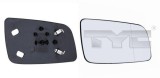 Sticla oglinda exterioara stanga TYC Opel Astra G T98 Sedan Hatchback Caravan 192009, asferica, geam retrovizor pentru inlocuire directa, compatibil