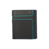 Cumpara ieftin Portofel barbati Delis, Arin PT1435, piele naturala, Negru-Albastru