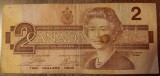 B11 - Bancnota foarte veche - Canada - 2 dolari - 1986
