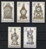 Cehoslovacia 1979 - Ceasuri de epoca, serie neuzata