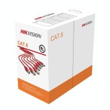 Cablu UTP cat6 0.565mm, cupru integral, cutie 305 metri - HIKVISION DS-1LN6-UU SafetyGuard Surveillance