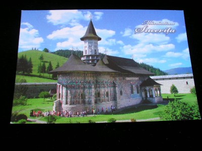 QW25 MS - Carte postala - tematica manastiri - vedere - Manastirea Sucevita 1 foto
