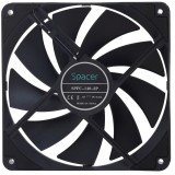 Ventilator 140mm, 1400RPM, negru, Spacer