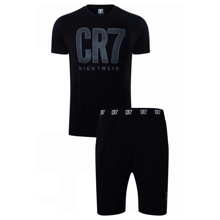Cristiano Ronaldo pijamale de bărbați CR7 Short black - S