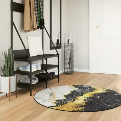 Gossi covor lavabil, multicolor, &amp;Oslash; 120 cm, anti-alunecare foto
