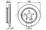 Disc frana MERCEDES M-CLASS (W163) (1998 - 2005) BOSCH 0 986 478 469