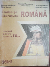 Limba si literatura romana. Manual clasa a 9-a foto