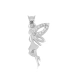 Pandantiv, jolie silver, argint 925, model zana cu pietre, 1.6 g, 25x10 mm