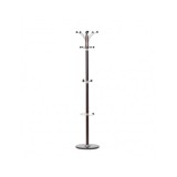 Cuier tip pom lemn 15 agatatori, HM W13, 3 nivele, imbracaminte si accesorii, baza ceramica, wenge