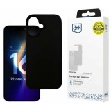 Husa de protectie 3mk Silicone Case pentru iPhone 16 Transparent