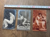 Cumpara ieftin NUDURI, LOT 3 CARTI POSTALE, INTERBELICE