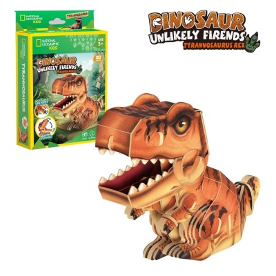 Cubic Fun - National Geographic Dinozauri Puzzle 3D Tiranozaur 47 piese foto