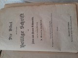Biblie veche 1910 Germana Martin Luther