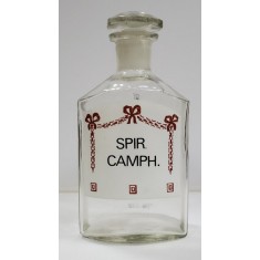Flacon din sticla pentru farmacie, SPIR. CAMPH.