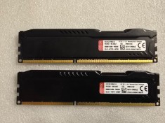 Kit memorie RAM Kingston HyperX Fury 16Gb (2 X8GB) DDR3 1866 MHz Black HX318C10FBK2/16