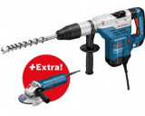 Bosch GBH 5-40 DCE Ciocan rotopercutor SDS-max 1150 W, 8.8 J + GWS 9-125 Polizor unghiular 900 W, diametru disc 125 - 3165140939904