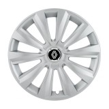 Set 4 Capace Roti Autohelix MSA&reg; potrivite jantelor de 15 inch, pentru Renault Nou model Delta Gray