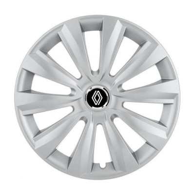 Set 4 Capace Roti Autohelix MSA&amp;reg; potrivite jantelor de 14 inch, pentru Renault Nou model Delta Gray foto
