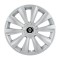 Set 4 Capace Roti Autohelix MSA&reg; potrivite jantelor de 16 inch, pentru Renault Nou model Delta Gray