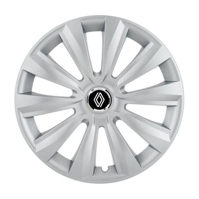 Set 4 Capace Roti Autohelix MSA&reg; potrivite jantelor de 14 inch, pentru Renault Nou model Delta Gray