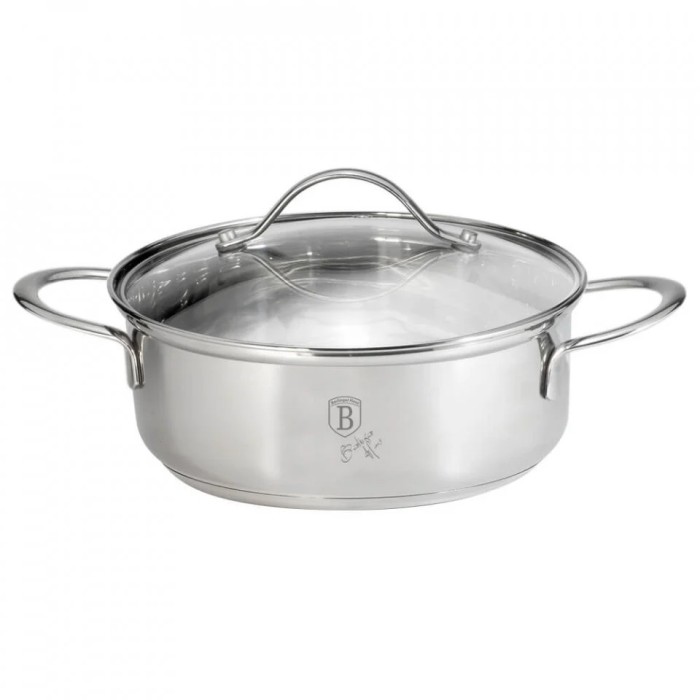 Cratita cu capac, otel inoxidabil 26 CM, Silver Jewellery, Berlinger Haus