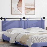 vidaXL Cap de pat suspendat Albastru Jeans 210 x 55 x 5 cm țesătură 42031537