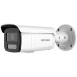 Camera IP 8MP ColorVu Smart Hybrid Light, lentila 4mm, IR 60m, lumina alba 60m, microfon, difuzor, PoE - Hikvision DS-2CD2T87G2H-LISU/SL(4mm)(EF) Safe