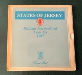 Set de monetarie Sates of Jersey 1987