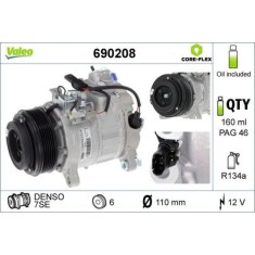 Compresor climatizare BMW 1, 2, 3, 3 Gran Turismo, 4, 4 Gran, 5, 5 Gran Turismo, 6, 6 Gran, 7, X5, X6 Motor 120 d, 218 d, 220 d, 220 i, 320 d, 320
