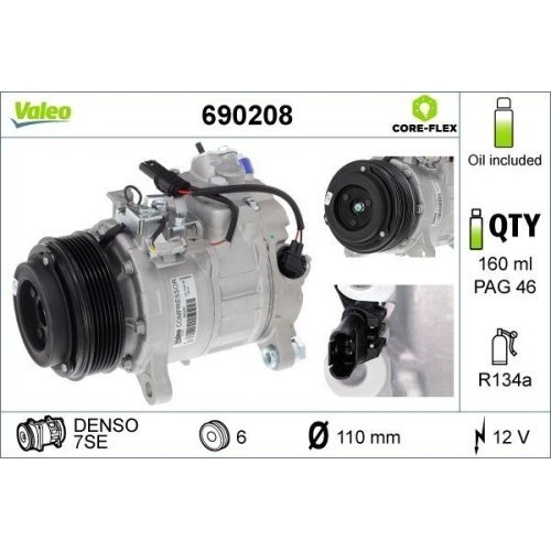 Valeo Compresor, climatizare Valeo Core-Flex