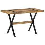 Cumpara ieftin Masa de bucatarie, 120 x 60 x 76 cm, lemn de mango nefinisat