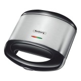 Sandwich-Maker Rosberg, 750 W, 2 felii, antiaderent, otel inoxidabil, Negru
