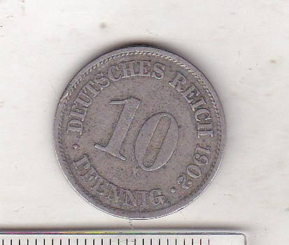 bnk mnd Germania 10 pfennig 1902 A