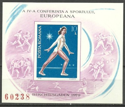 1979 - Conferinta Europeana a sportului, colita ndt neuzata foto