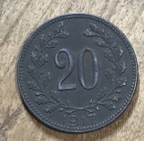 MNDSTR AUT201 - Austro-Ungaria - 20 heller 1917