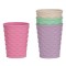 Set Pahare Plastic Ondulat, Multicolor, Capacitate 475ml, 4 Bucăți