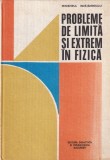 Romulus Sfichi - Probleme de Limita si Extrem in Fizica, Carte Student, Ghid Soluții Fizică