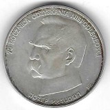 POLONIA 50000 ZLOTI 1988 , AG 750/1000 , 19.44g [5] JOSEF PILSUDSKI , XF+