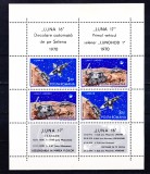 TSV$ - 1971 LP 756 A LUNA 16 SI LUNA 17, IN BLOC DE 2 SERII MNH/** LUX