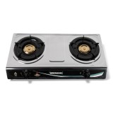 Cumpara ieftin Aragaz din inox cu 2 ochiuri pentru exterior, BROMAN