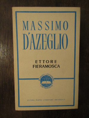 MASSIMO D&amp;#039;AZEGLIO - ETTORE FIERAMOSCA foto