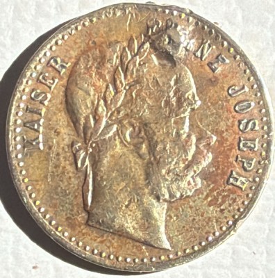 FRANZ JOSEF, SPIEL MUNZE&amp;quot;/ JETON VECHI ALAMA AURITA/2,4 g./ 20mm./ foto