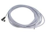 Conector M12 mamă cu cablu de 5m, 4 pini, &icirc;n unghi - HARTING