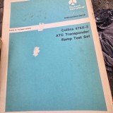 Collins 476X-3 ATC Transponder Ramp Test Set, instruction book