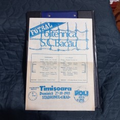 Program Poli Timisoara - SC Bacau