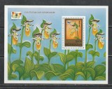 Mongolia 1997 - #695 Orhidee si Fluturi S/S 1v MNH, Nestampilat