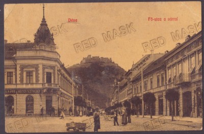 5358 - DEVA, Hunedoara, Market, Romania - old postcard - used - 1908 foto
